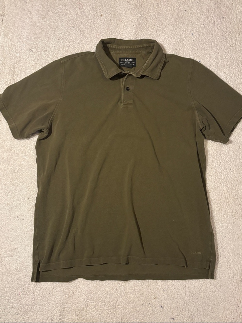 Filson Olive Green XL Polo Shirt